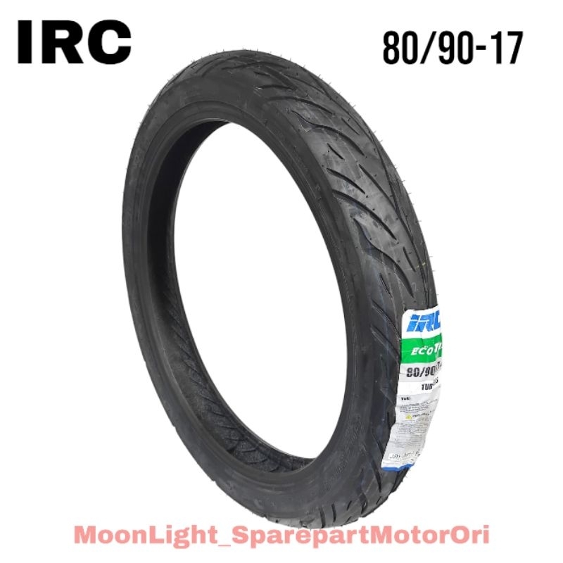 BAN LUAR BELAKANG SUPRA X 125 JUPITER IRC 80/90-17 RING 17 TUBELESS TL