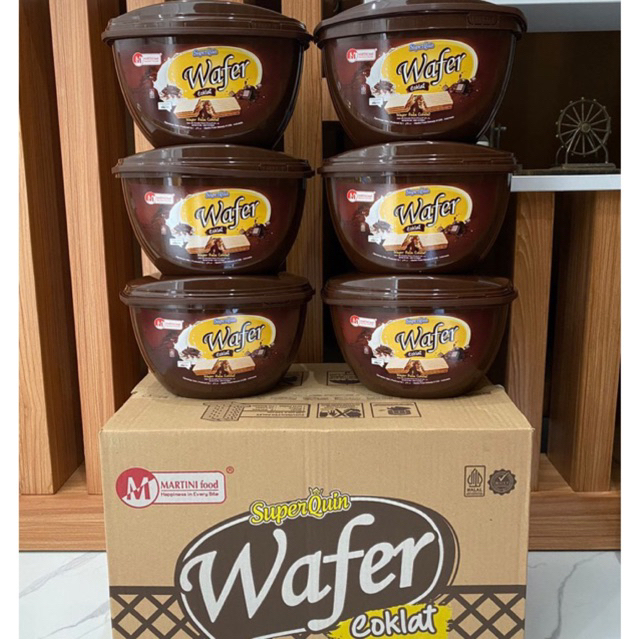 

(WAFER EMBER DAPAT 6) WAFER COKLAT SPURQUEEN DAPAT 1DUS MARINDO FOOD