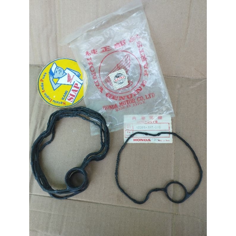 Karet Seal Sil Tutup Blok Block Silinder Cylinder Head Honda Cg110 Cg125 Cg 110 Cg 125 Cg110N Cgn Or
