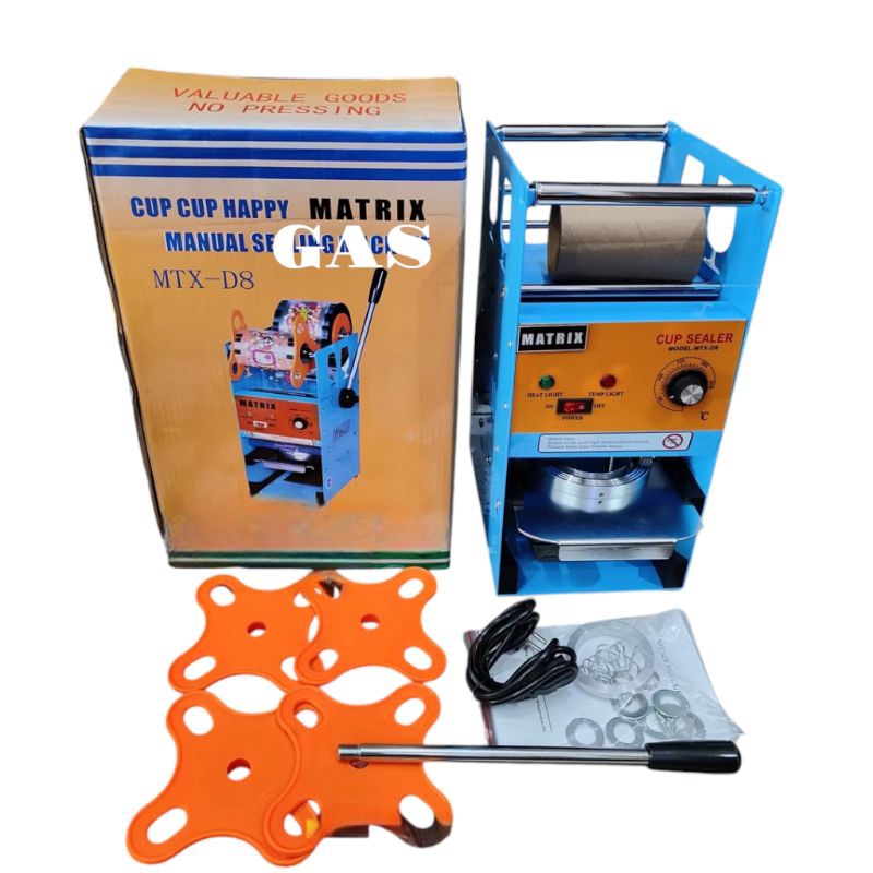 Cup sealer Matrix 12-18oz MTX-D8 mesin press gelas plastik Matrix MTX-D8
