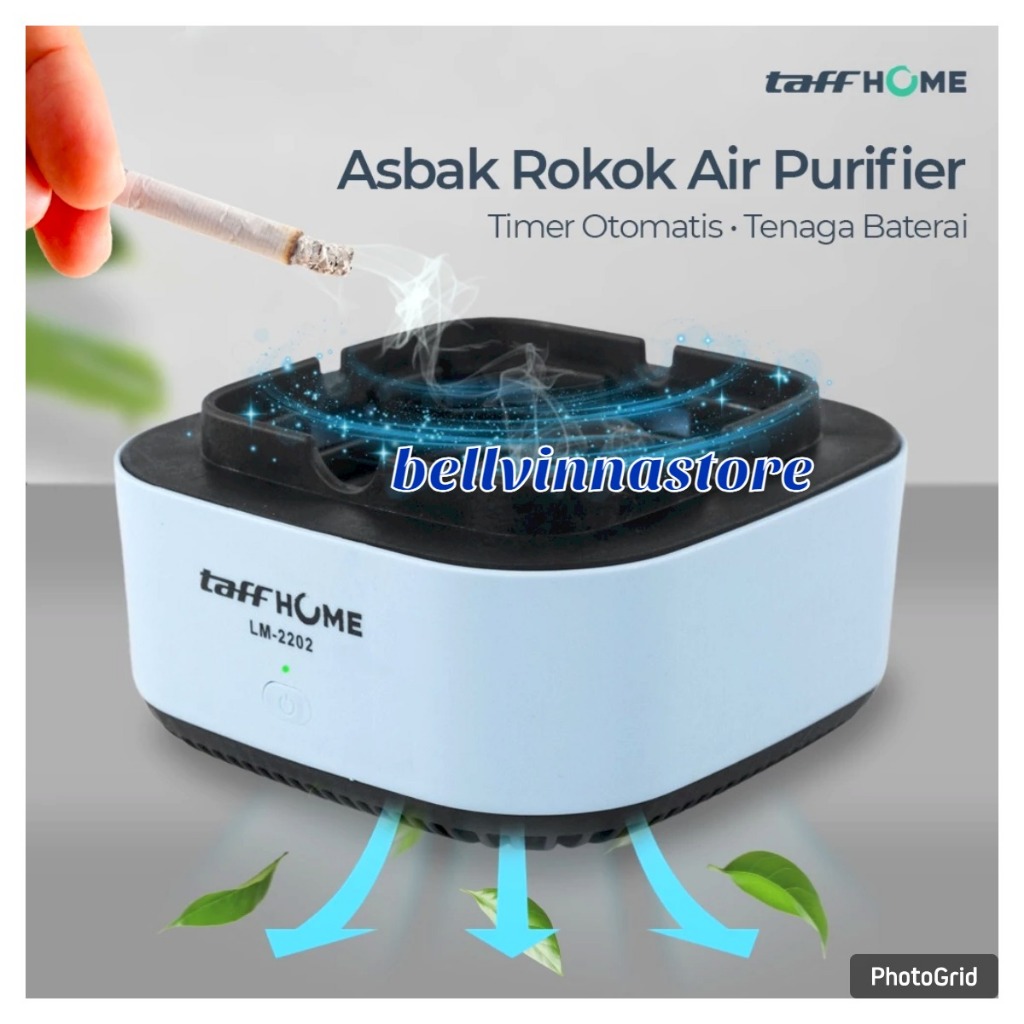 TaffHOME Asbak Rokok Air Purifier Filter Cigar Ashtray LM-2202