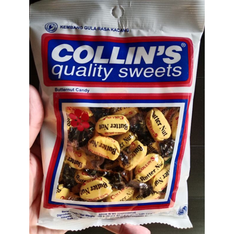 

Permen Kacang Butternut Collins Jadul Kemasan 1 Pack isi 50 Pcs 160 Gram