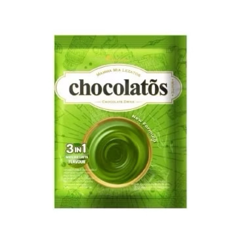 

chocolatos drink matcha SATUAN per bungkus