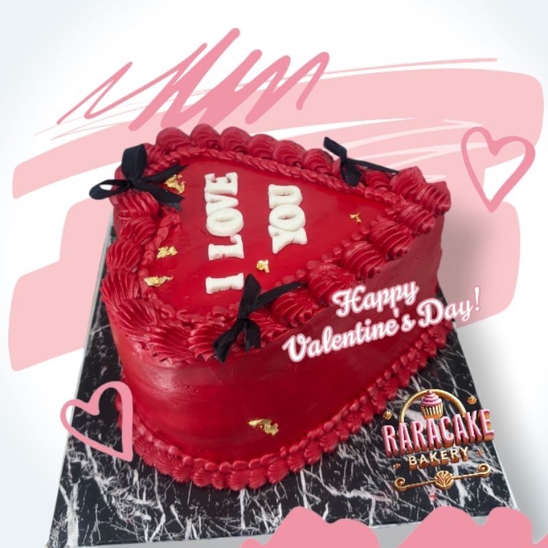 

custom cake /heart cake/cake bentuk hati color mewah elegan