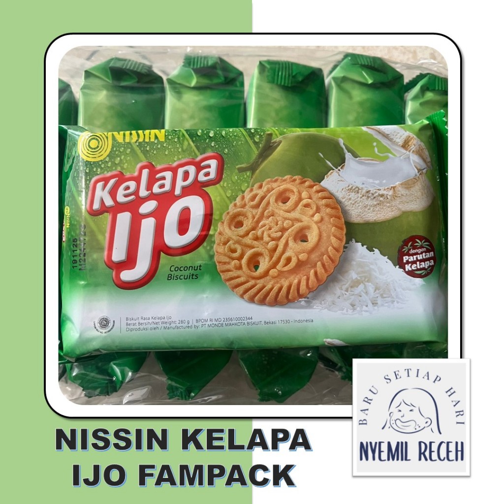 

Nissin Kelapa Ijo Fampack 280gr