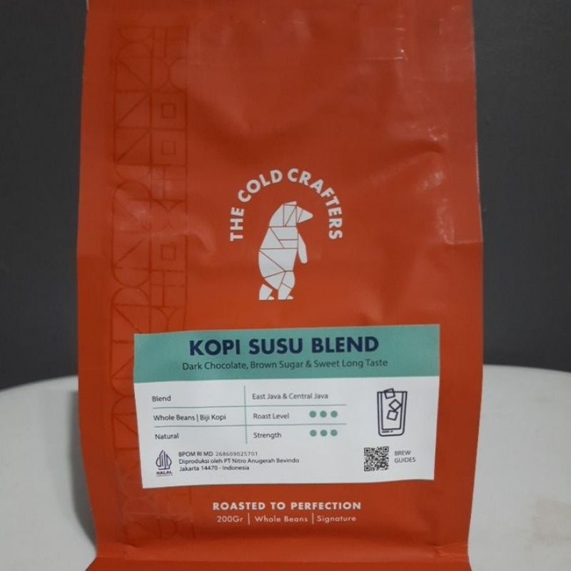 

Biji Kopi Susu Blend THE COLD CRAFTERS 200gr