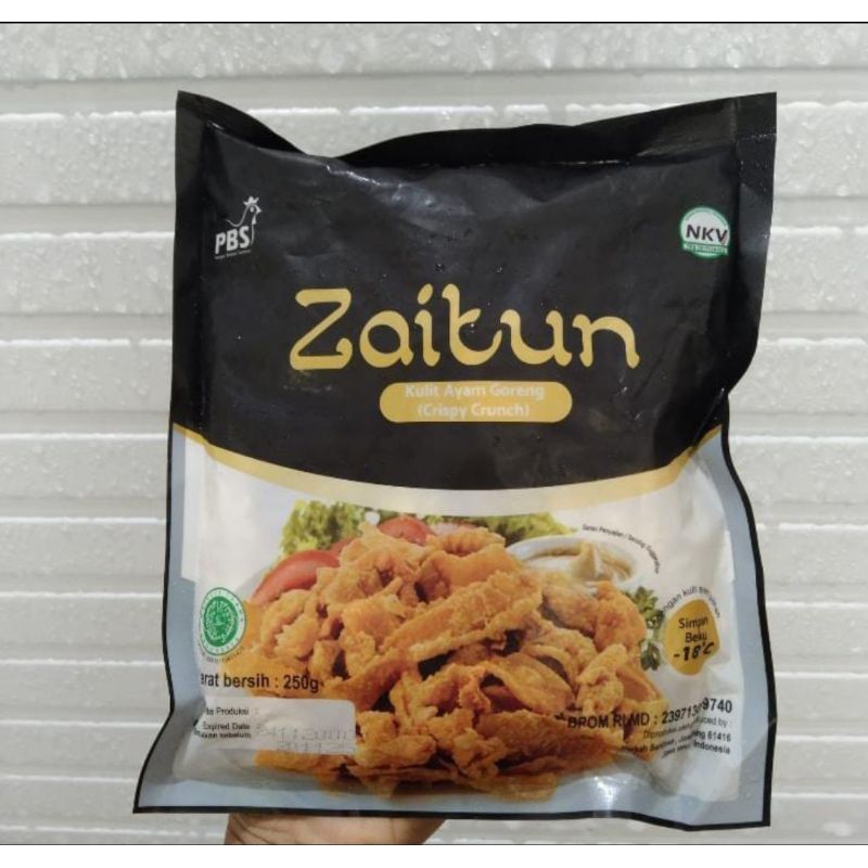 

Kulit Ayam Zaitun 250 gram