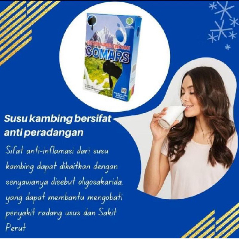 

GOMARS Susu Kambing Bubuk Dan Krimer Bubuk GOMARS