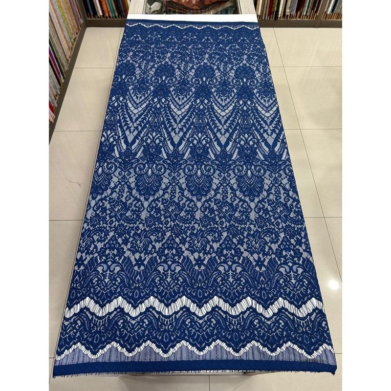 Bakal kain bahan kebaya brokat semi prancis katun cordneli