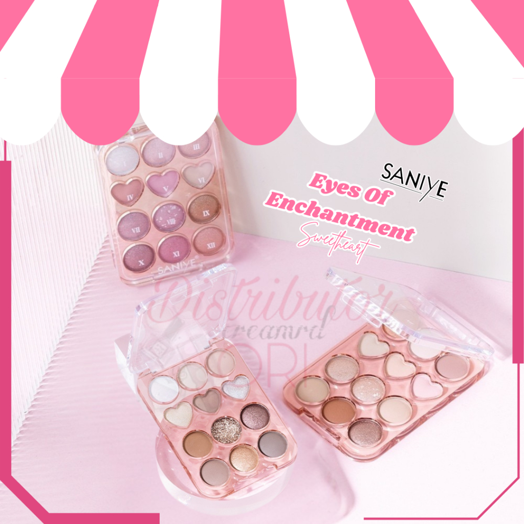 SANIYE E1271 Eyes Of Enchantment Sweetheart Eyeshadow Palette | BPOM