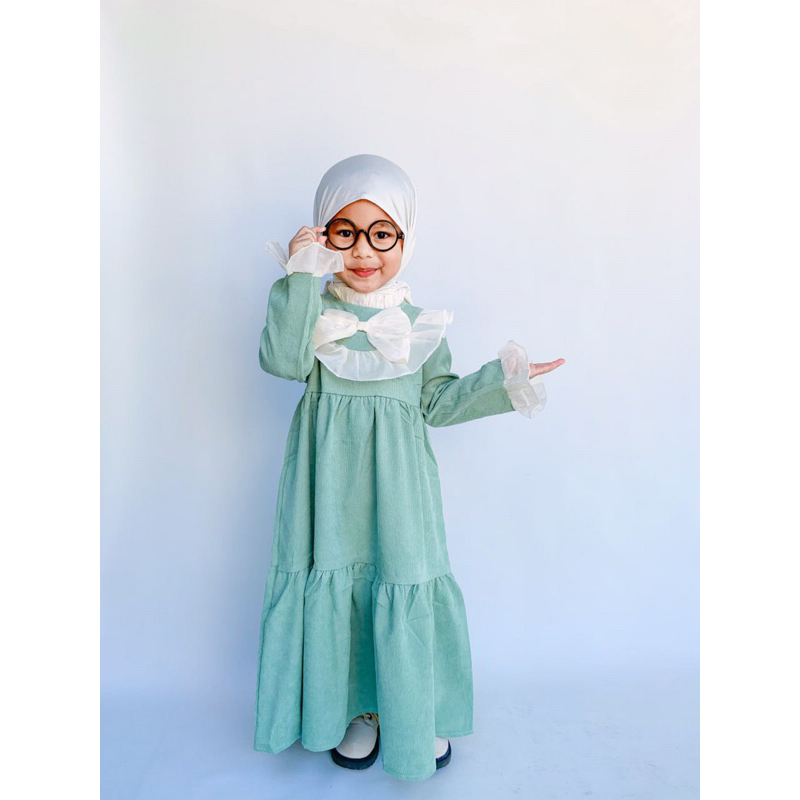 LS DRESS GAMIS RUFFLE MODE