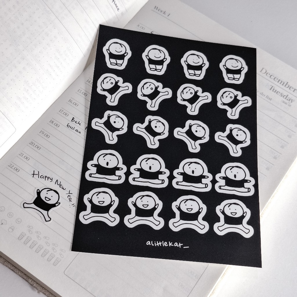 

Alittlekat - Kat's Hobby Taekwondo (Sticker Journal Vinyl Kiss Cut)