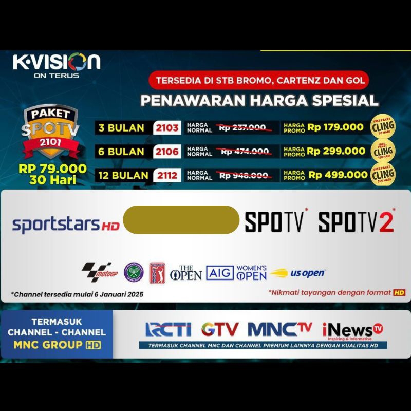 Paket SPOTV MotoGP k Vision