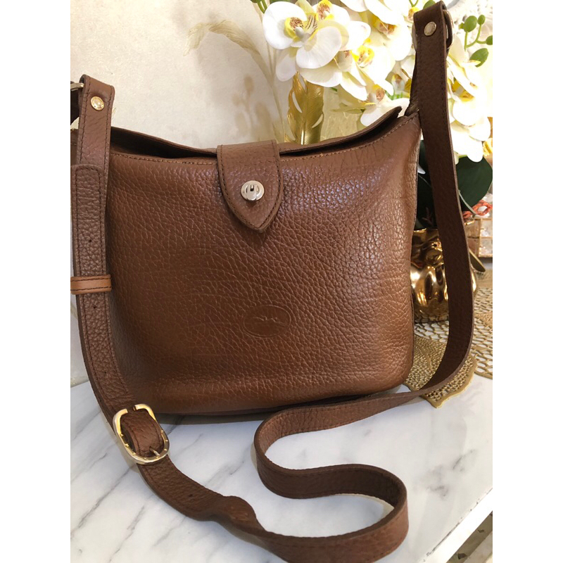 Longchamp Vintage bucket sling bag Original Pre❤️