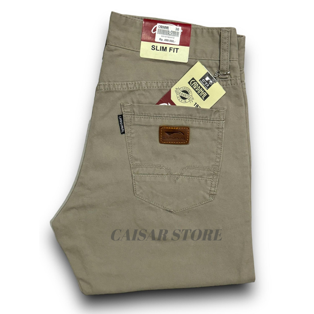 CELANA PANJANG KANVAS CARDINAL PRIA ORIGINAL//CELANA CARDINAL CASUAL IMPORT//BAHAN KATUN LINEN