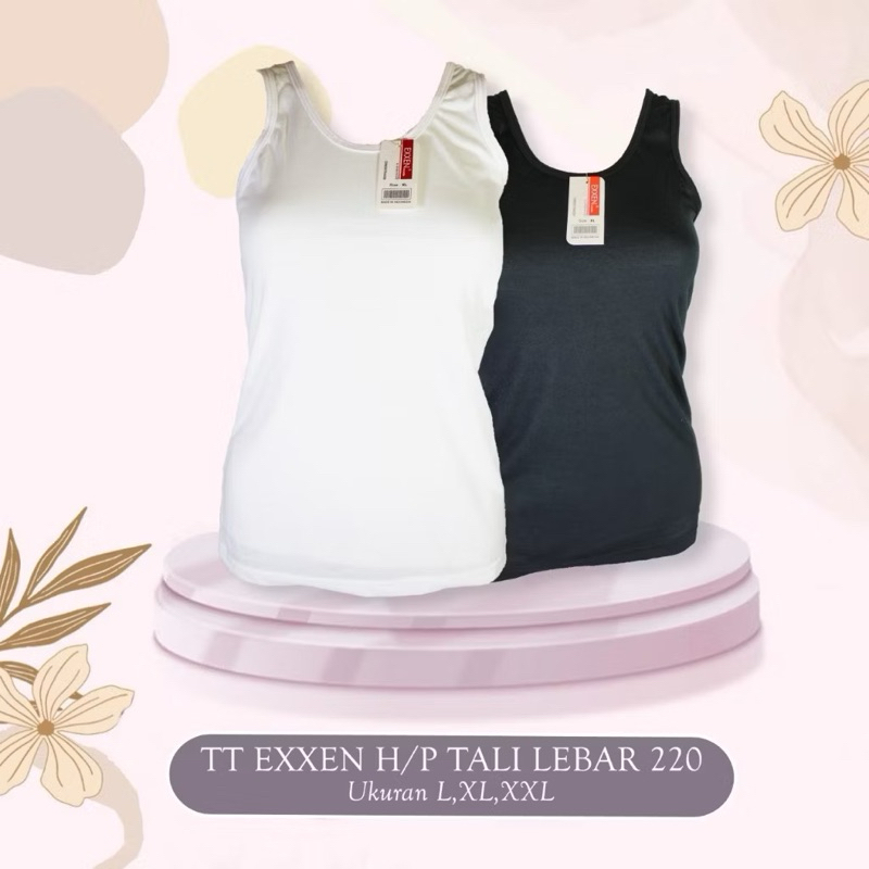 Tanktop EXXEN Wanita Singlet Lembut