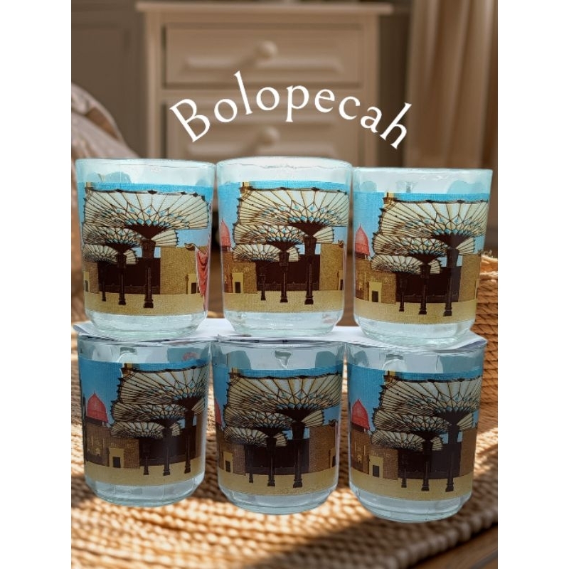 Gelas nabawi set hampers lebaran