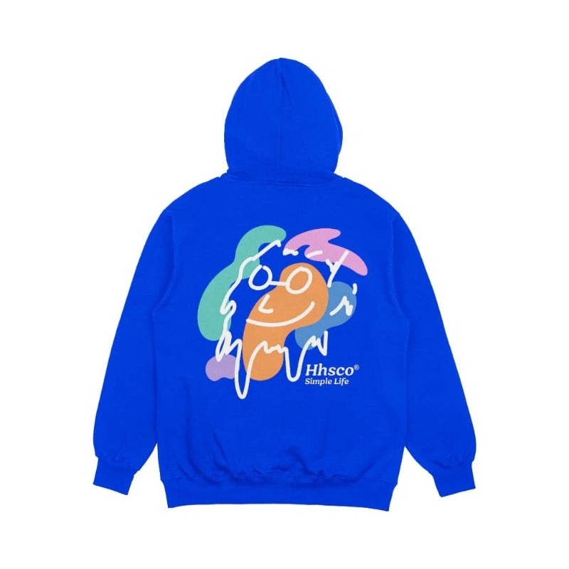 Hhsco Hoodie Biru Simple Life