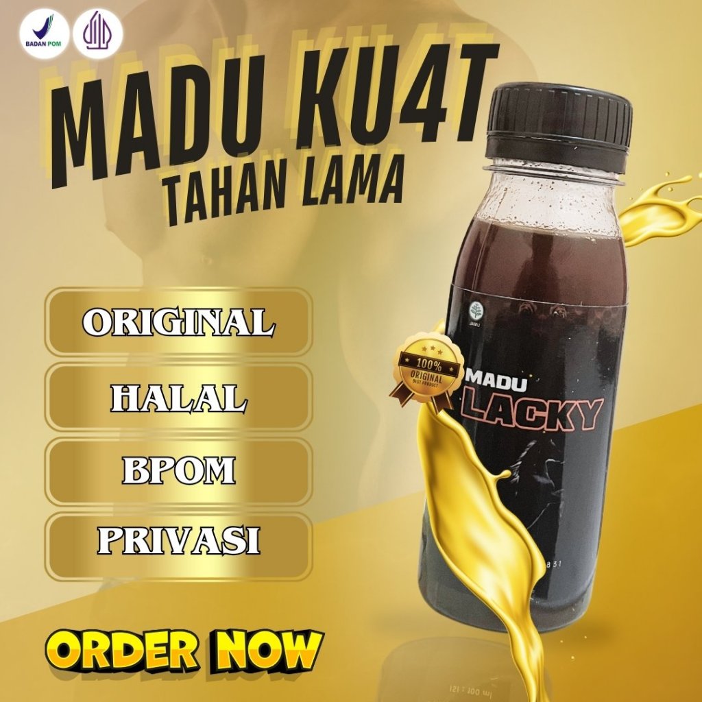 

TERLARIS MADU KESEHATAN MADU LACKY MEMBANGKITKAN MUTU BADAN HALAL ISI 100ML