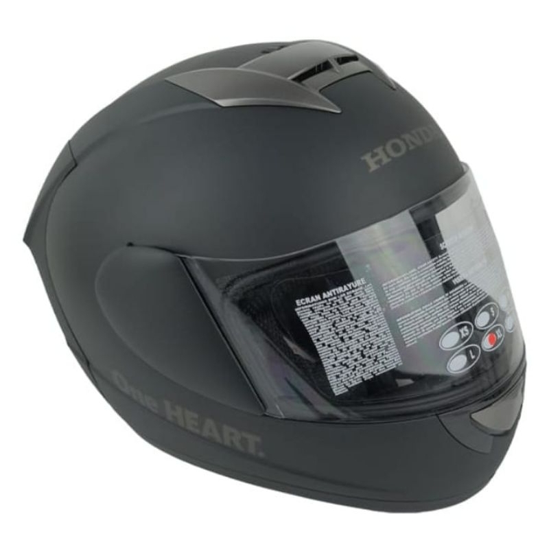 Helm Full Face Honda Black Mono Original Helmet Honda