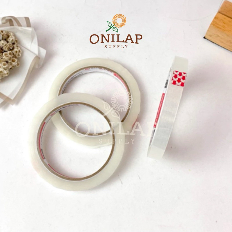 

PER 3PCS Selotip Bening 12mm 72 Yard Isolasi /Lakban Bening /Lem Buket
