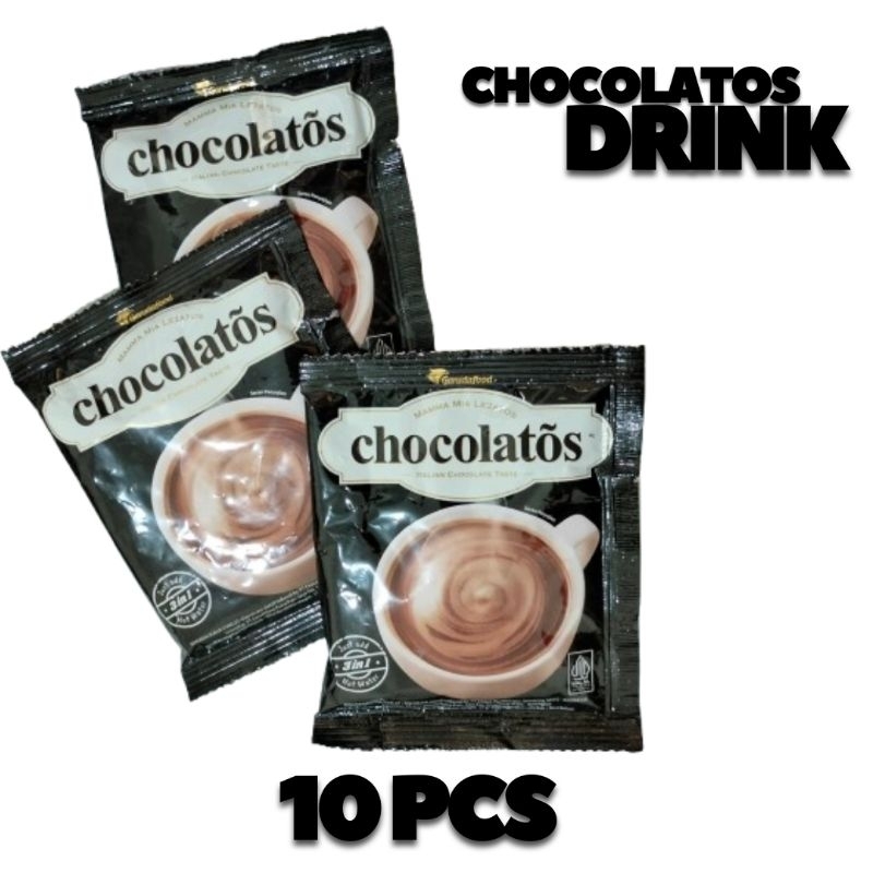 

CHOCOLATOS DRINK COKELAT 27 GR/CHOCOLATOS RENTENG [1 RENCENG = 10 PCS]