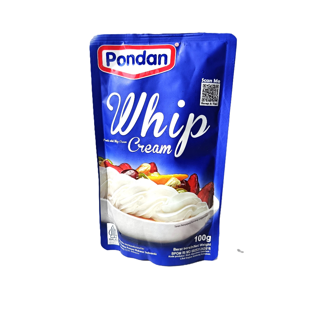 

Pondan Whip Cream 100g Premiks Untuk whip Cream