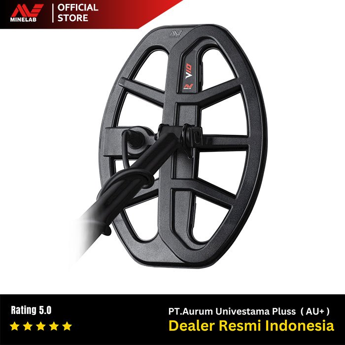 Minelab V10 Coil Double D - Elliptical Waterproof Search Coil Minelab Koil Vanquish 340 440 540 Pro 