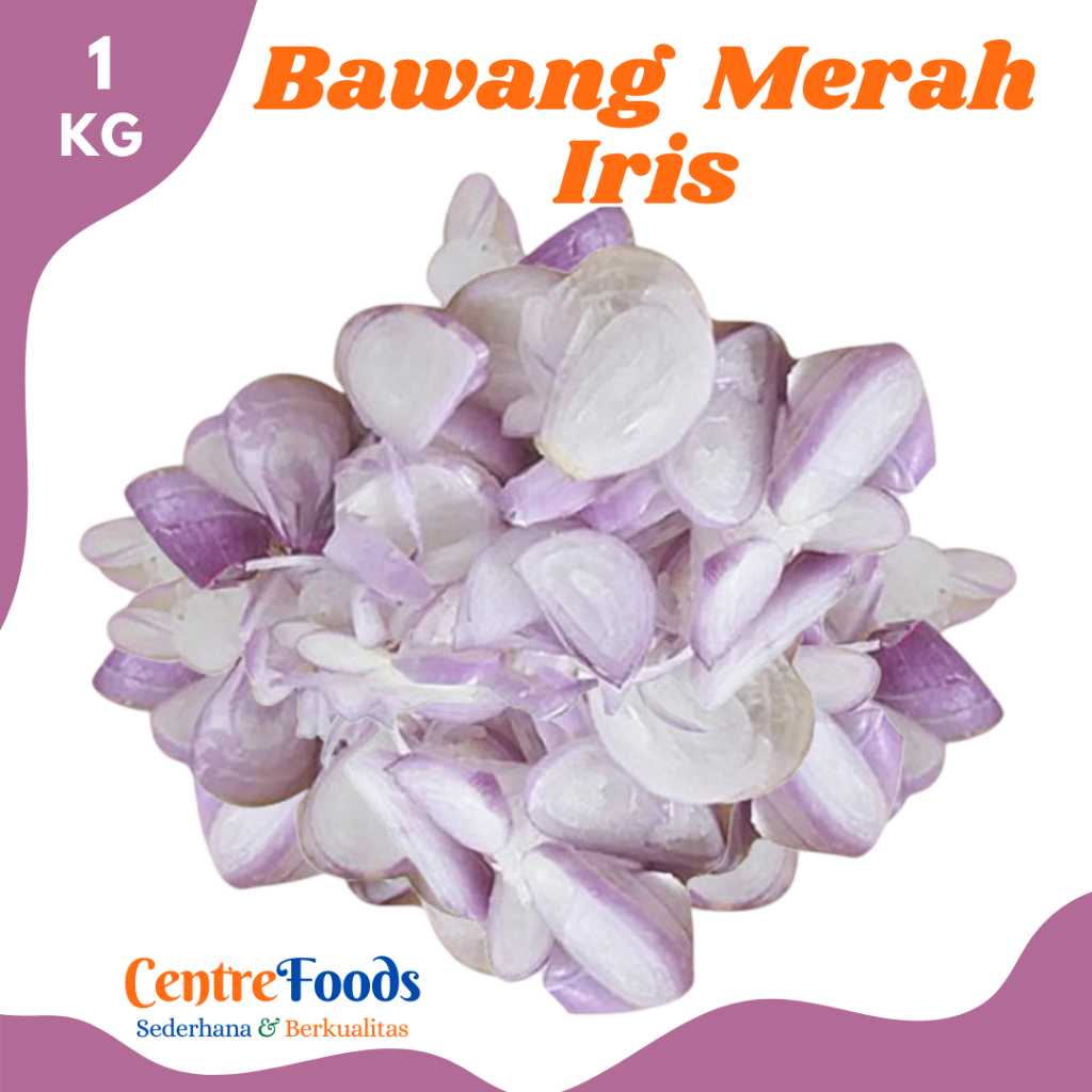 

BAWANG MERAH Iris - Bawang Merah Serut Fresh | 1.000gr [ Harga Per KG ]