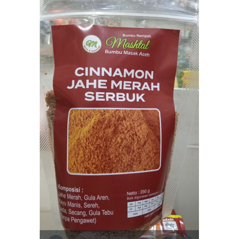 

Cinnamon Jahe Merah Minuman Berkhasiat 250 g