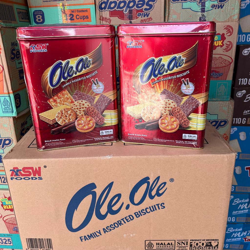 

ole ole asorted segi enam 600 gram 1 dus isi 6 kaleng