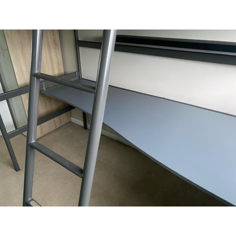 IKEA TUFFING Bunk Bed Rangka Tempat Tidur dengan Meja Belajar