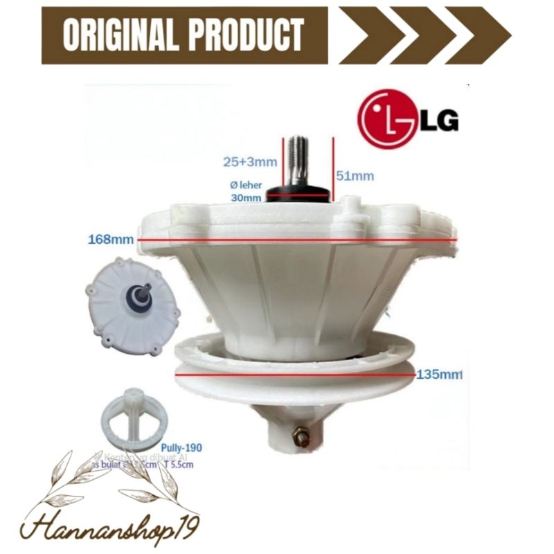 Gear bok mesin cuci 2 tabung LG - Gearbox mesin cuci 2 tabung LG - Gearbox mesin cuci 2 tabung LG 8k