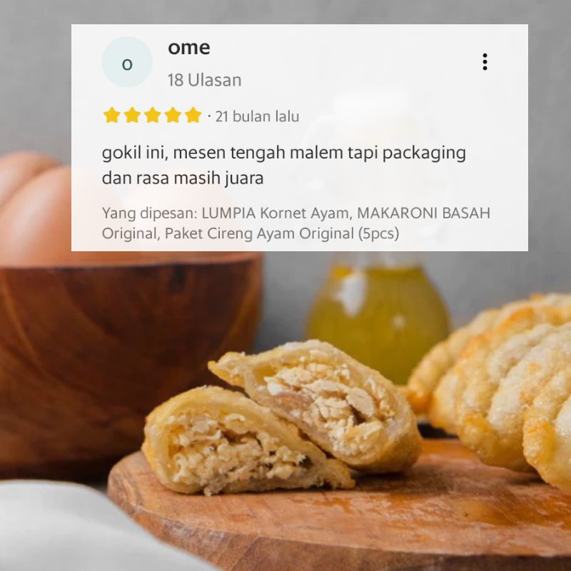 

Cireng Isi Ayam Original Uk. Besar