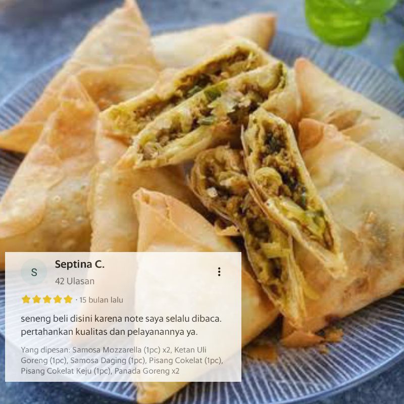 

Samosa Daging Cabe Ijo