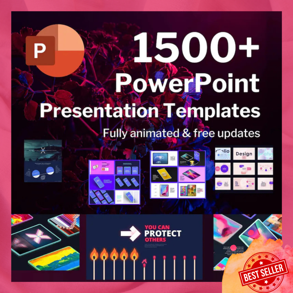 019. COMPLETE Template PPT 1500+ Designs - PowerPoint Template, PPT Kuliah, PPT Tugas, PPT Bisnis, P