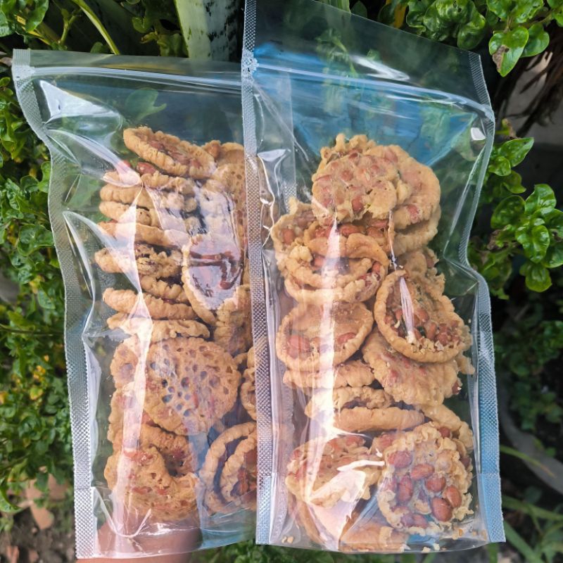 

peyek kacang koin renyah rasa original fullkacang