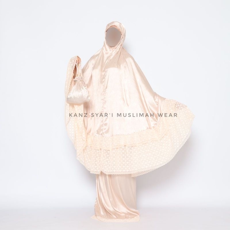 Kanz syar'i muslimah wear Mukena BALMAIN wear premium