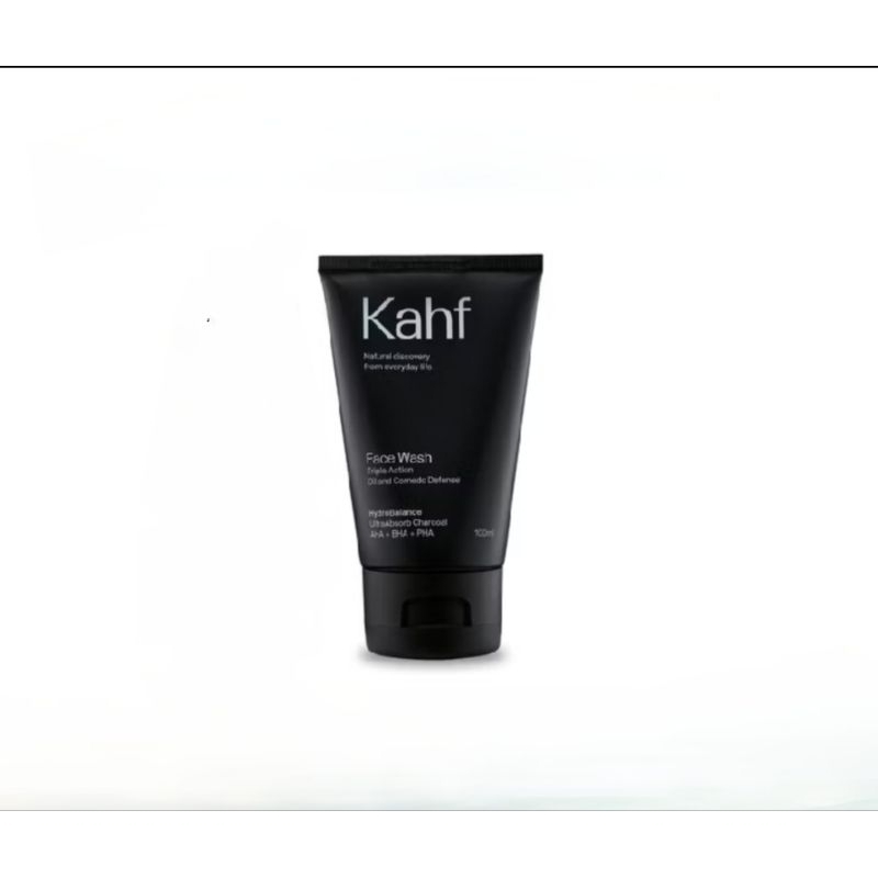 KHAF triple action oil and comedo depense face wash 100ml/sabun wajah pria