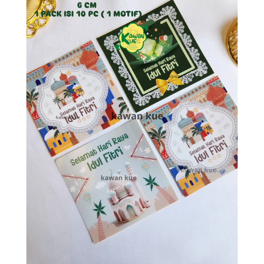 

STIKER SEGI IDUL FITRI 6 CM / STIKER SEGI RAYA ISI 10 PC