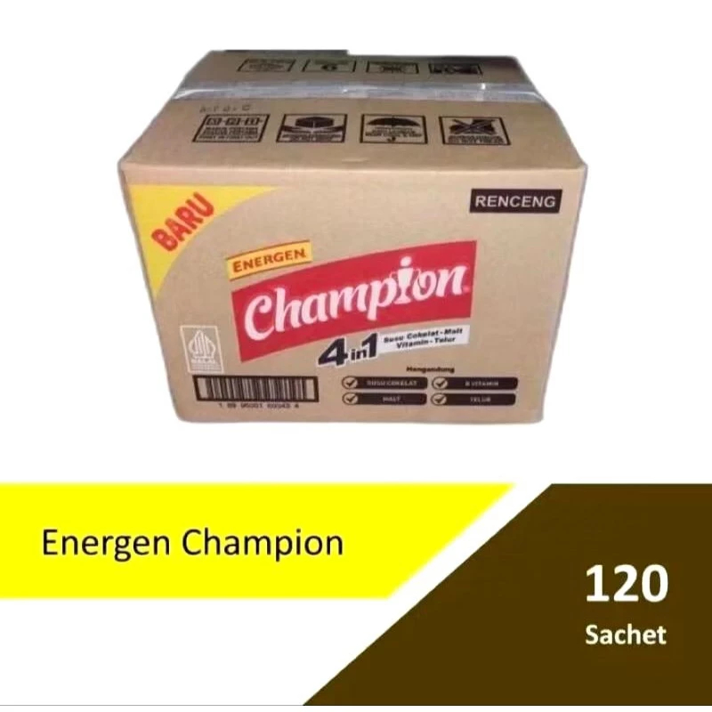 

Energen Susu Champion 1dus isi 120Sachet Gratis 1 Tas Serut
