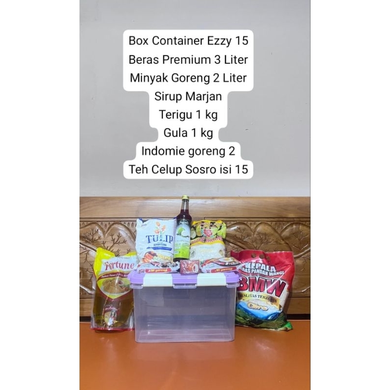 

Paket Sembako Box Container Lengkap, Kwalitas Bagus, Paket Sembako Premium. Harga Terjangkau. Paket Besar