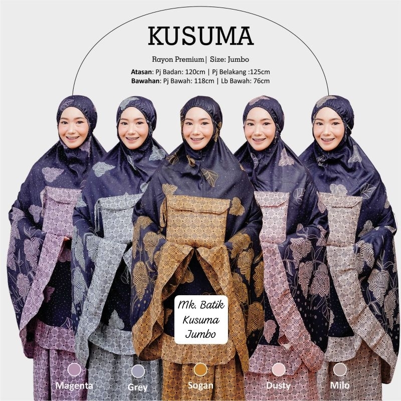 Mukena Batik Solo lawasan