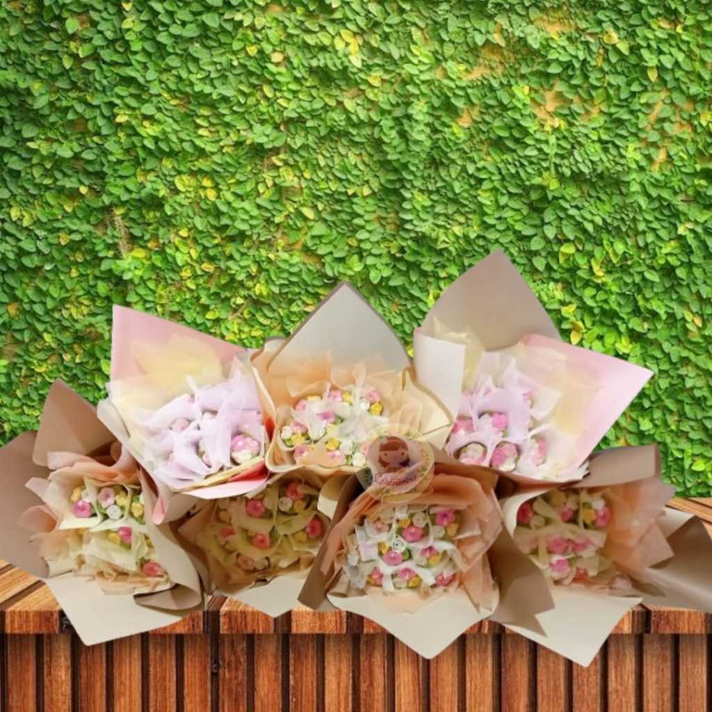 

.VD20 - Buket bunga dari cokelat 3D hadiah untuk anniversary valentine ultah ( ds bgr )