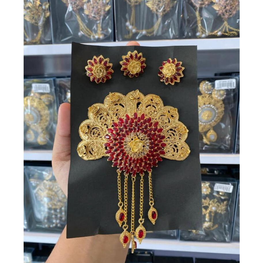 Set Bros Alpaka Kipas Borobudur