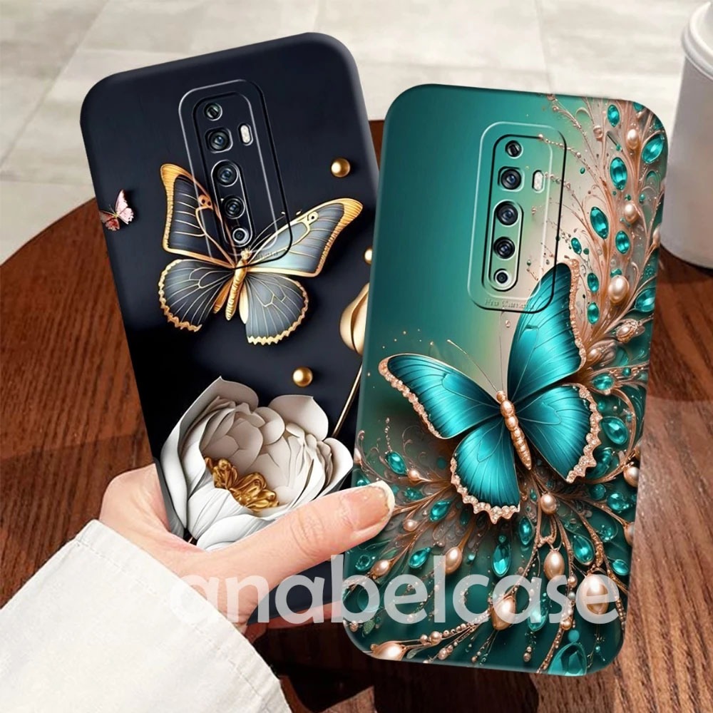 Sofcase OPPO RENO 2F/ 2Z / 7Z 5G / 8Z 5G / RENO 4F / 5F Motif Kupu Kupu Aesthetic - Case Butterfly -
