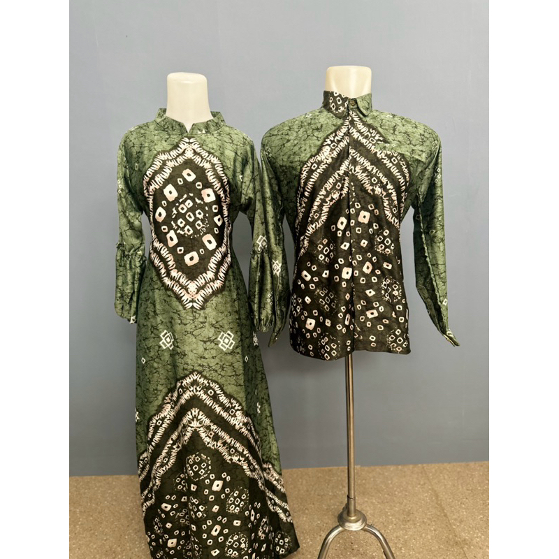 SET COUPLE SERAGAMAN GAMIS/TUNIK/KEMEJA JUMPUTAN PALEMBANG
