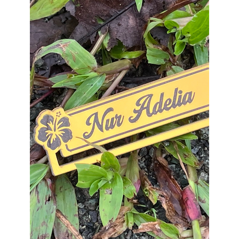 Promo Bros Akrilik Mirror / Nama Dada Bros Bunga Sepatu