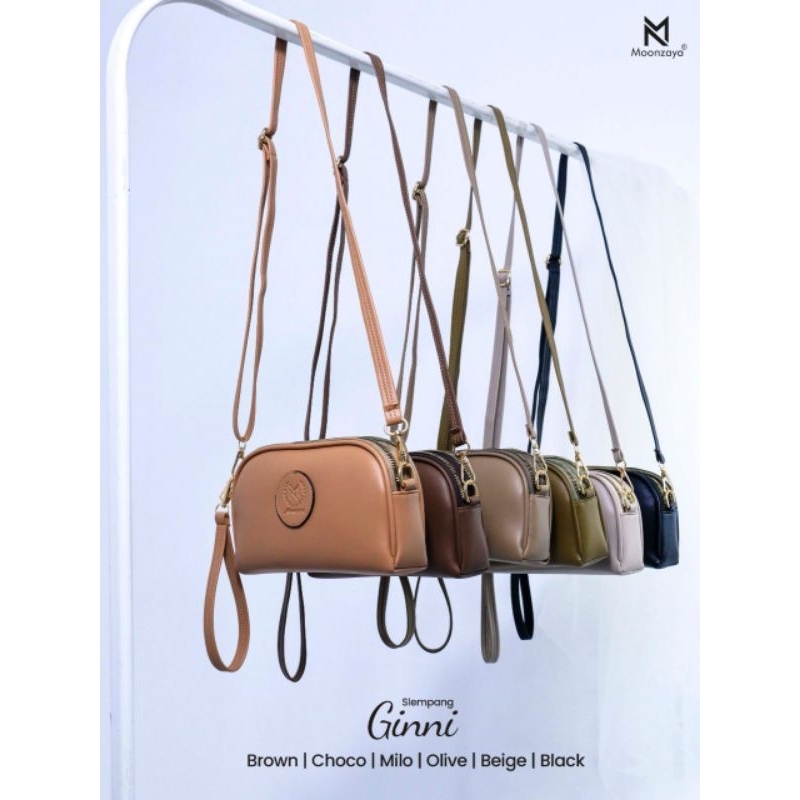 GINNI BAG TAS SELEMPANG WANITA TAS SELEMPANG KEKINIAN DOMPET HP ORI BY MOONZAYA