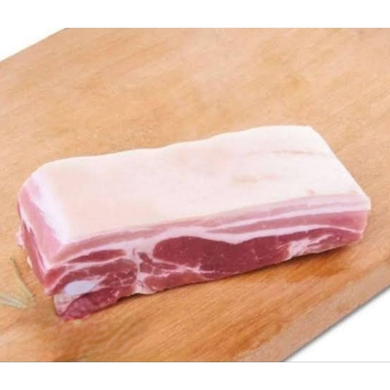 

samcan babi organik pork belly skin off tanpa kulit Natalia Farm